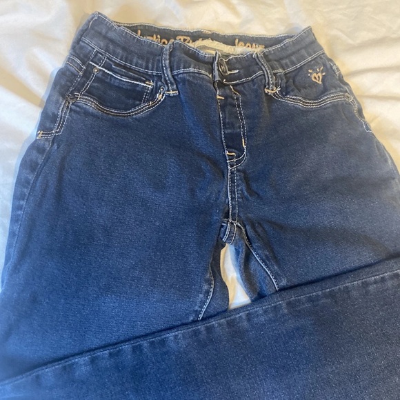 Justice  Premium Jean Girls Simply Low Blue Denim Size 12R Jegging - Picture 6 of 16